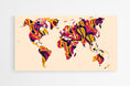 Load image into Gallery viewer, Carte du monde murale vierge - Modern - map