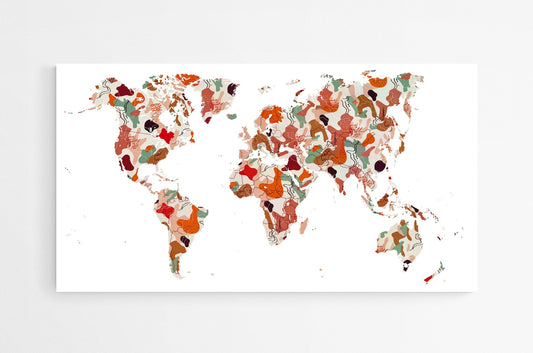 Carte originale monde vierge - Modern - map