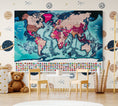 Load image into Gallery viewer, XXL wall world map