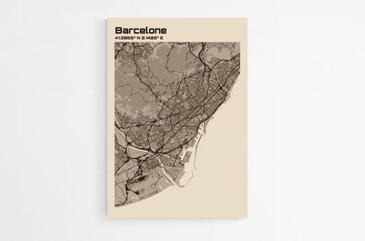 Map of Barcelona