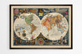 Load image into Gallery viewer, Vintage wall planisphere