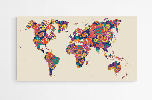 Map monde vierge - Modern - map