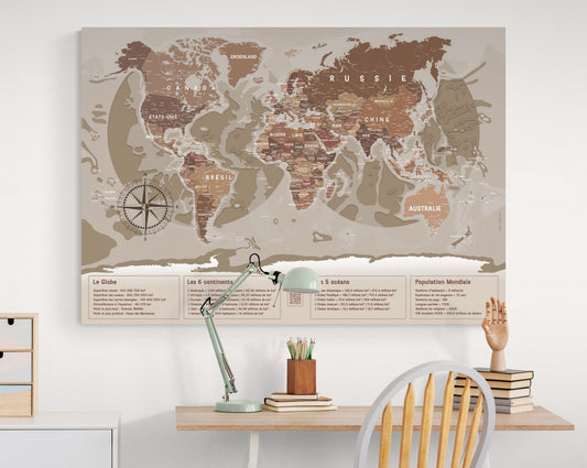 Planisphère Design XXL - Modern - map