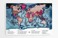 Load image into Gallery viewer, Planisphère scolaire XL - Modern - map