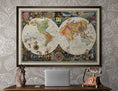 Load image into Gallery viewer, Vintage wall planisphere
