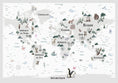 Load image into Gallery viewer, Carte du monde décorative - world-maps
