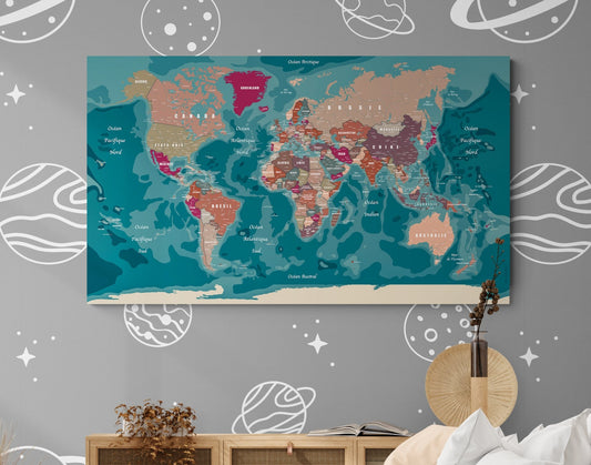 Grand planisphère - world-maps