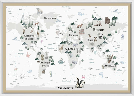 Grande carte monde - world-maps