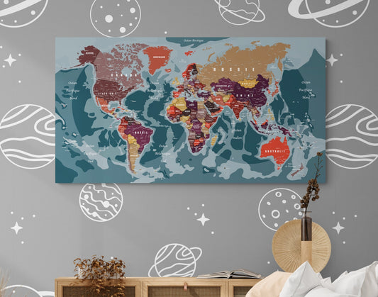 Grande carte politique monde - world-maps