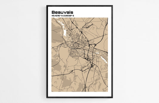 Plan de Beauvais - world-maps
