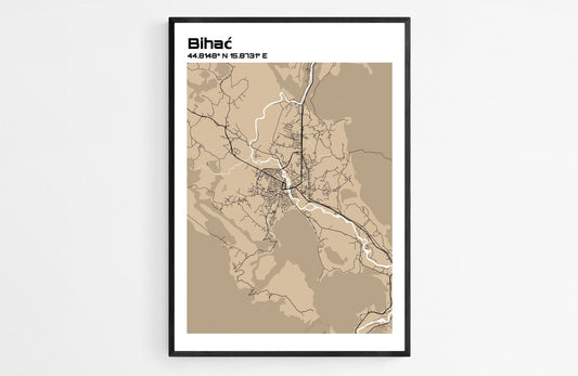 Plan de Bihać - world-maps