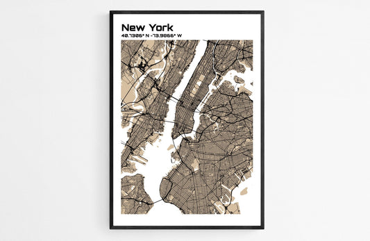 Plan de New-York - world-maps