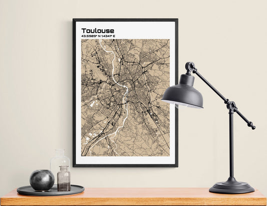 Plan de Toulouse - world-maps