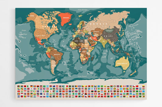 Planisphère Mondial XXL - world-maps