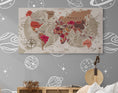 Load image into Gallery viewer, Planisphère mural détaillé en français - world-maps