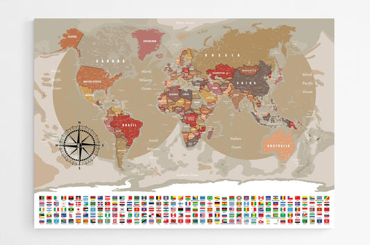 Planisphère original Géant - world-maps