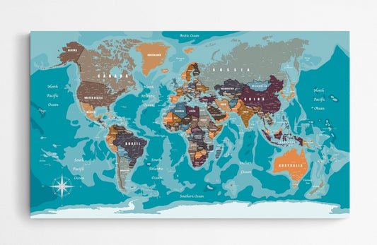 Planisphère pays Géant - world-maps
