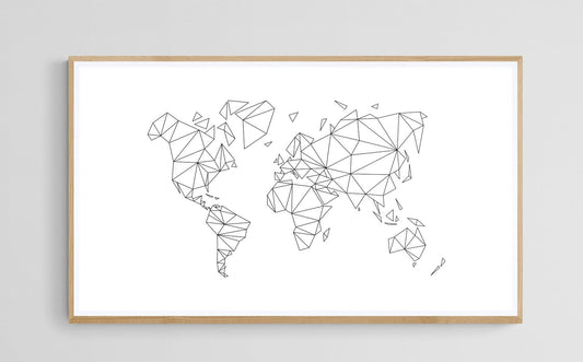 Planisphère vierge <br>à imprimer - world-maps