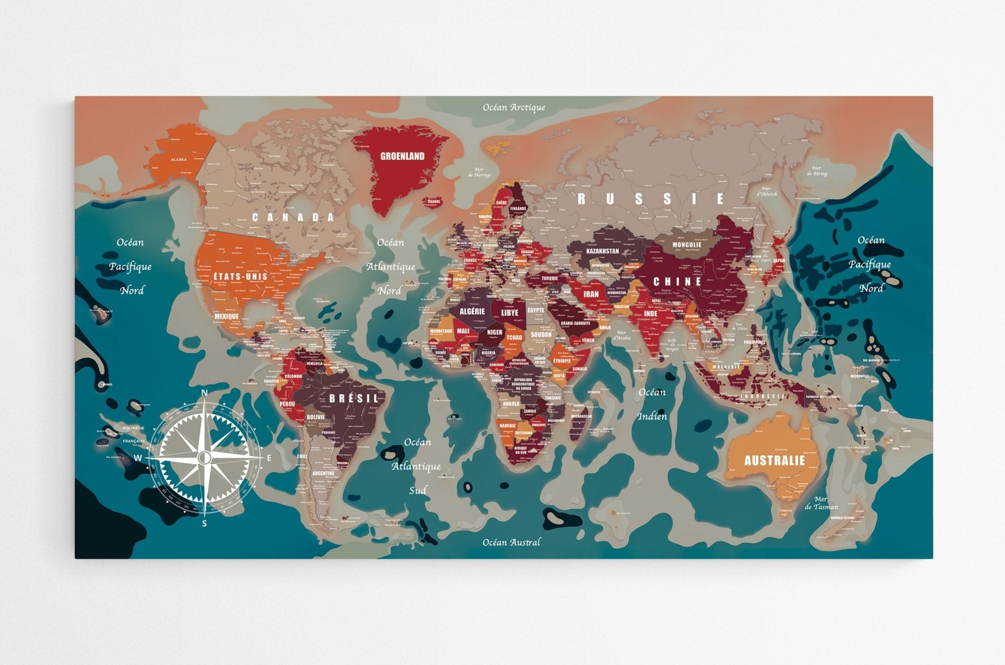 Carte monde original XXL - world - maps