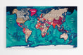 Charger l'image dans la visionneuse de la galerie, Carte mondiale avec drapeaux 2024 - world - maps
