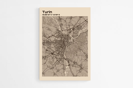 Map of Turin