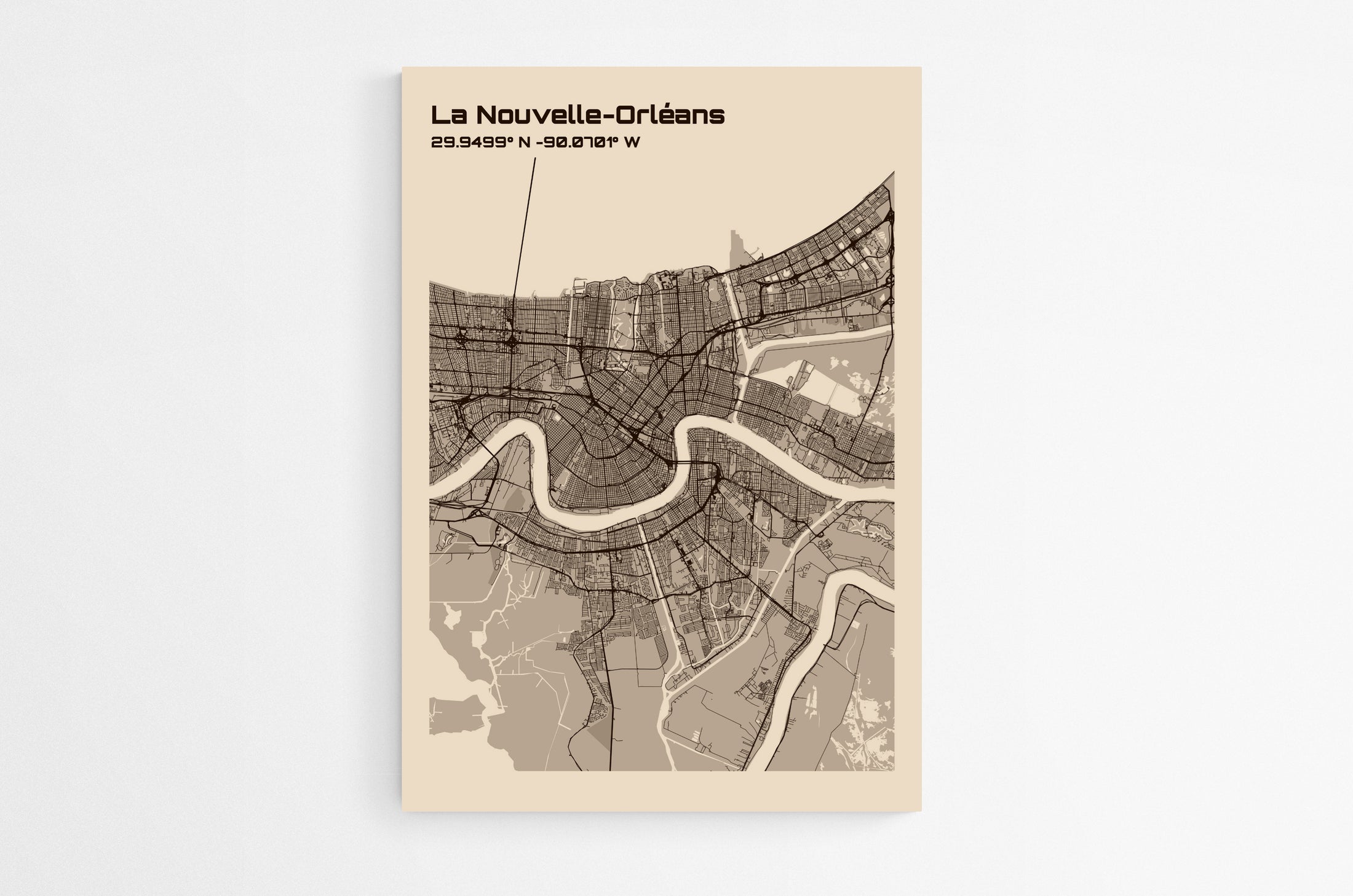 Plan de la Nouvelle-Orléans