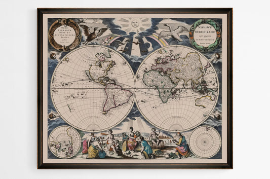 Pieter Goos World Map