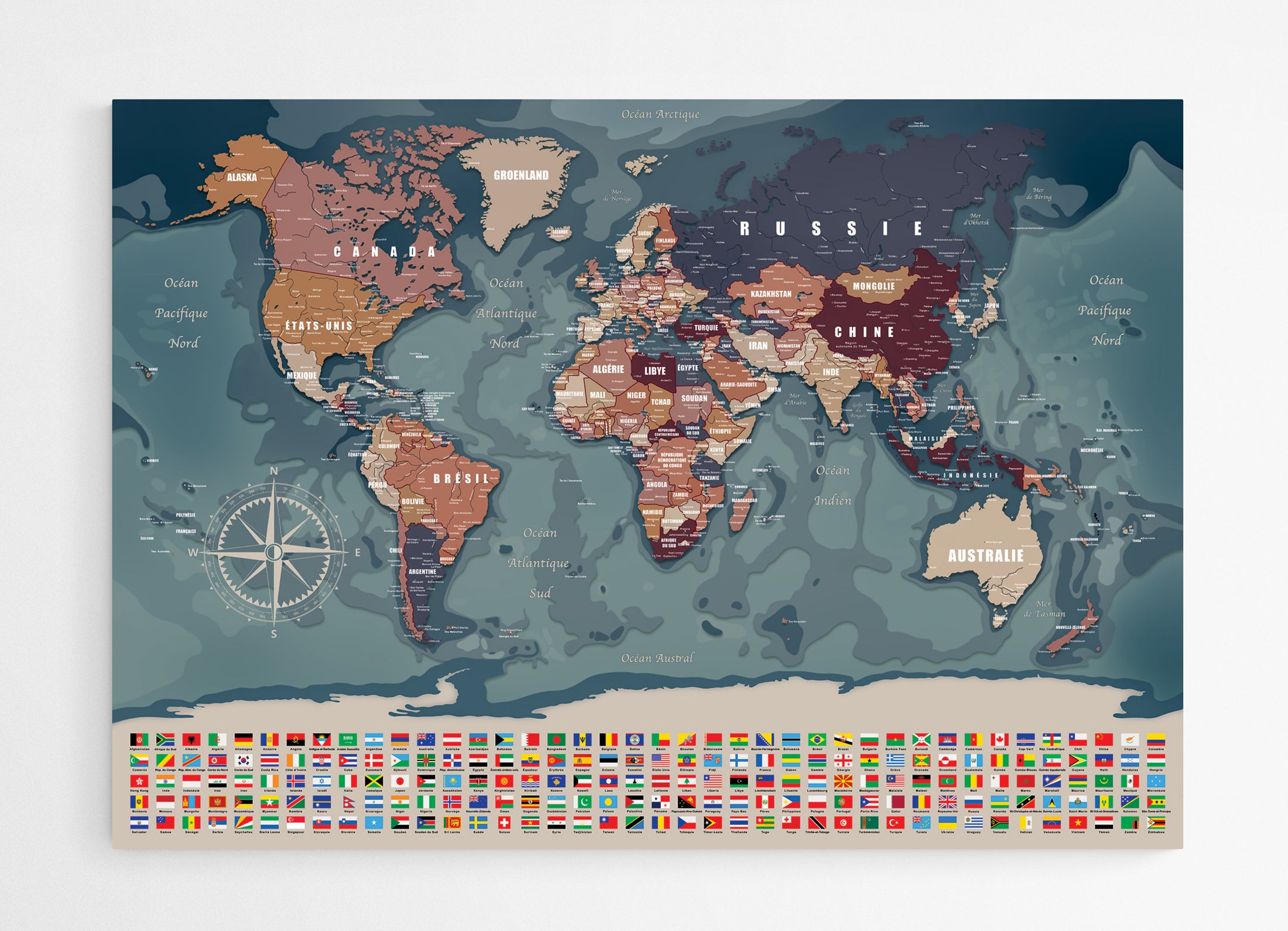 Carte du monde N°1.1