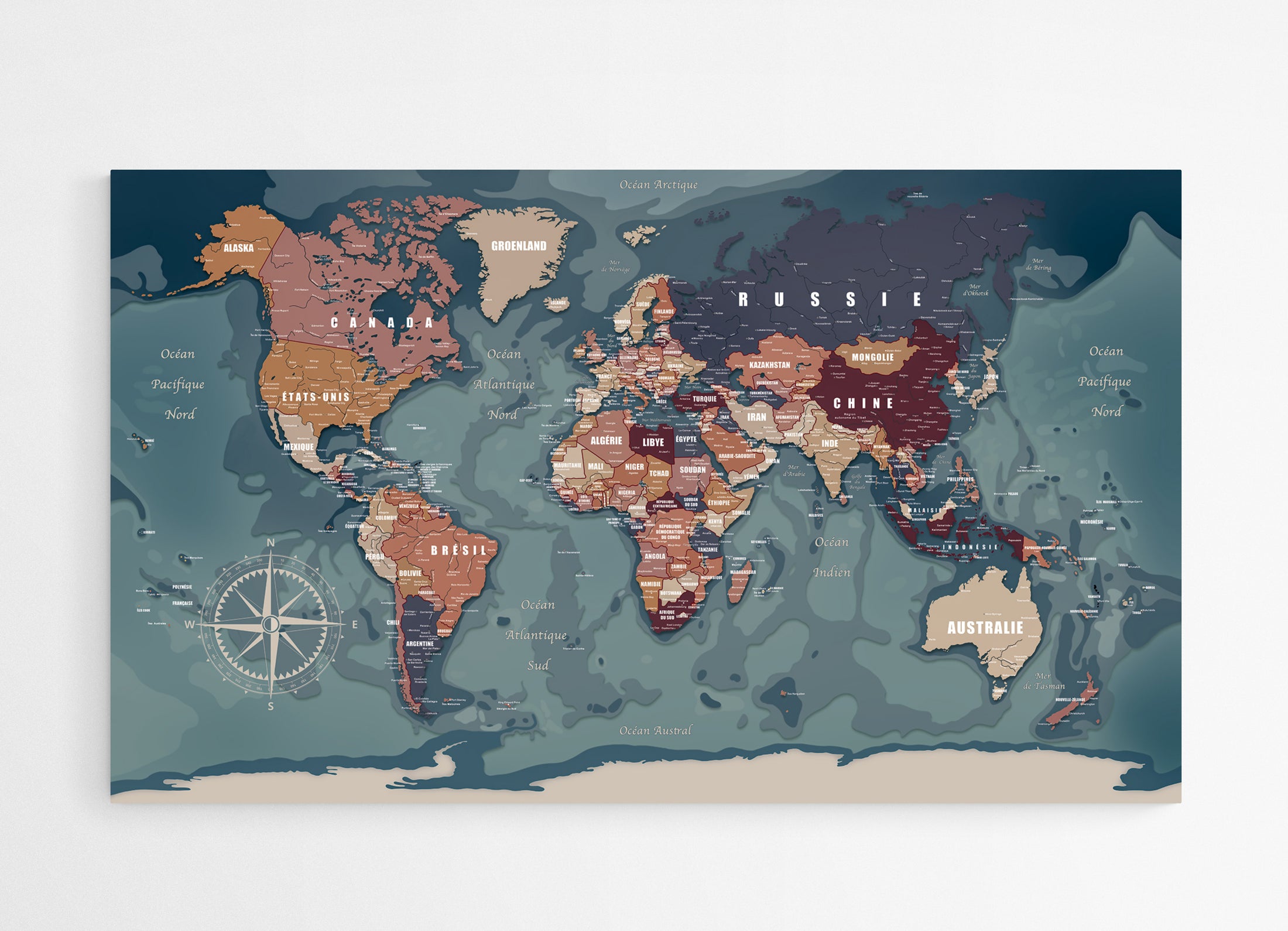 Carte du monde N°1.2