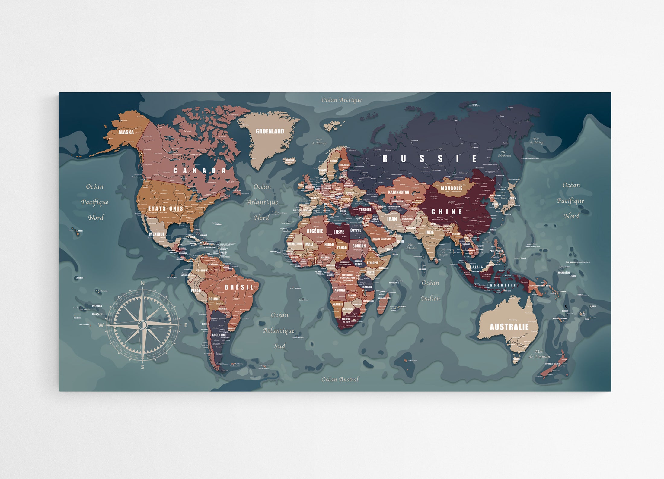 Carte du monde N°1.3