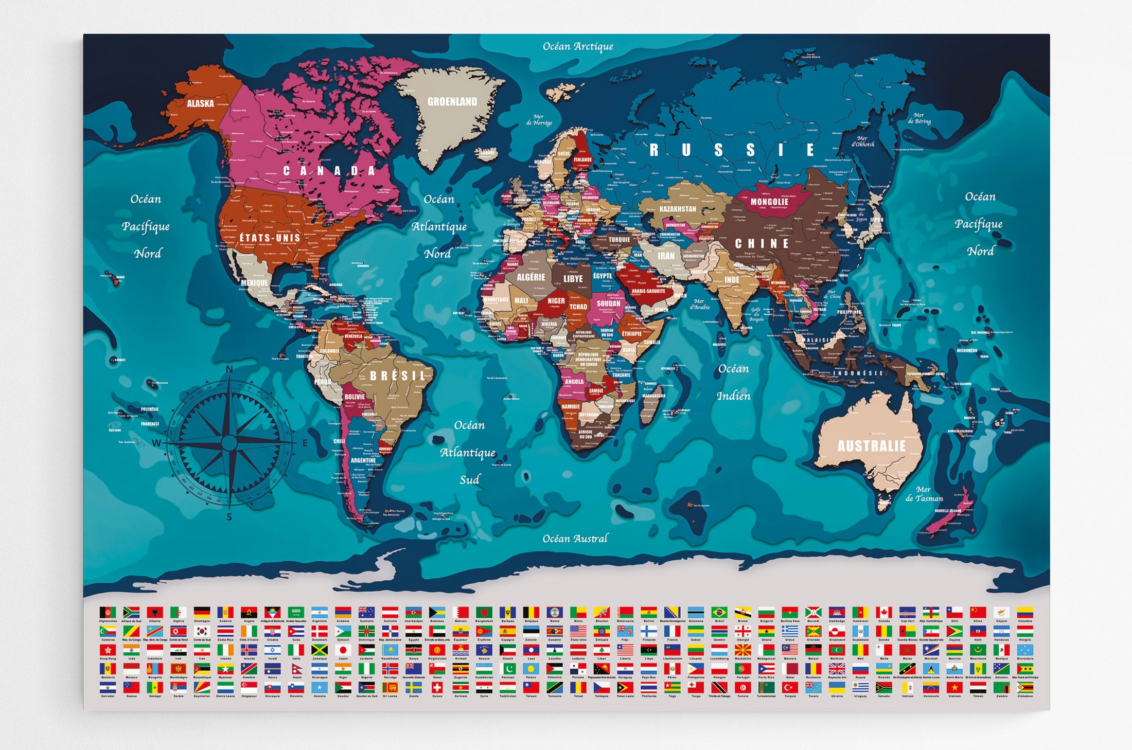 Carte du monde N°2.1
