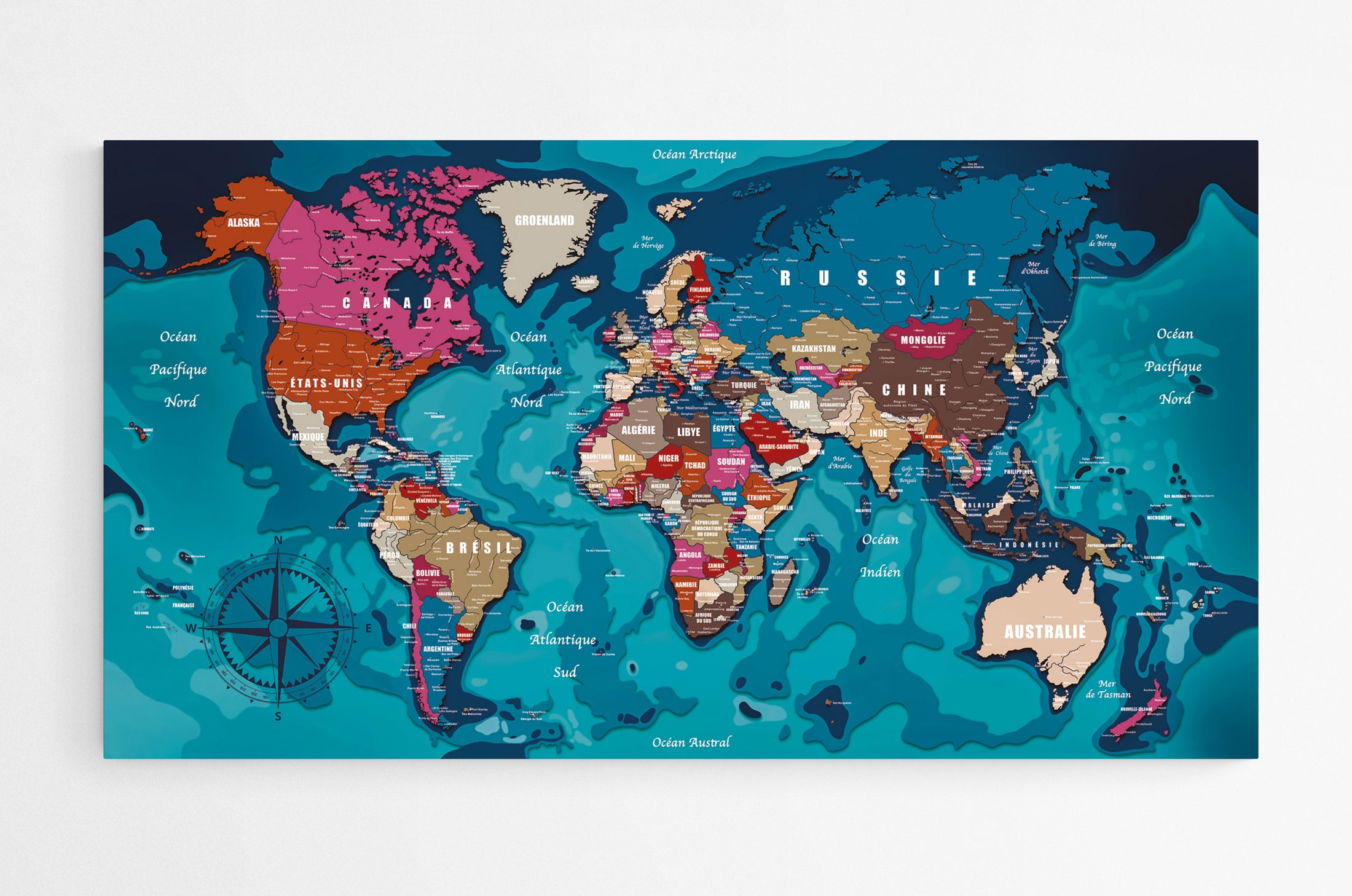 Carte du monde N°2.3