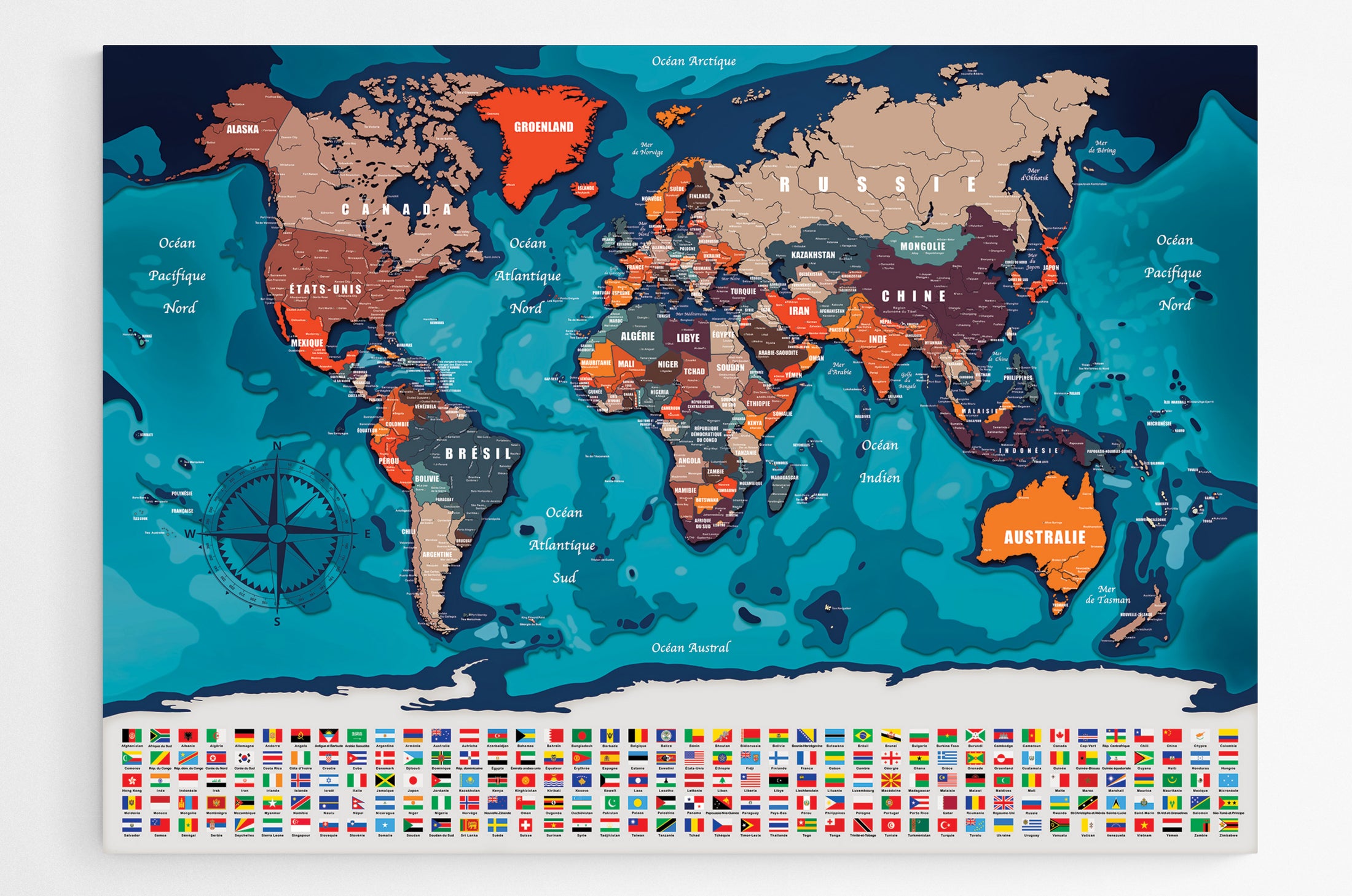 Carte du monde N°5.1