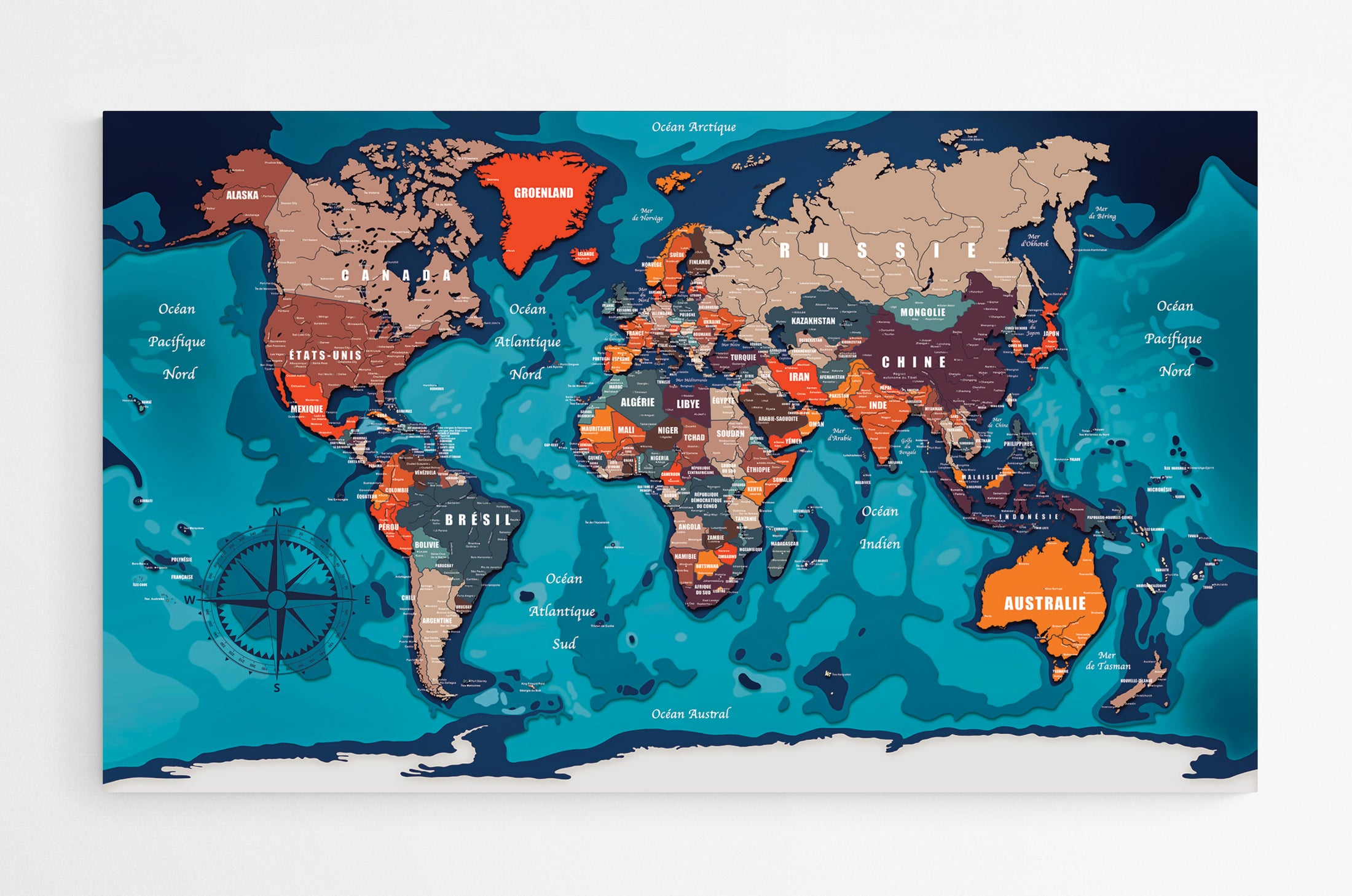 Carte du monde N°5.2