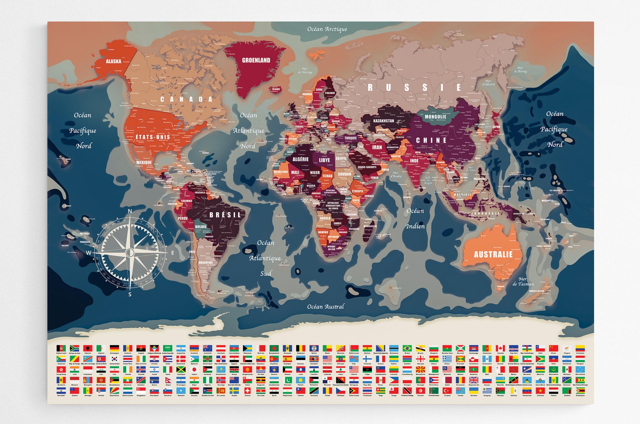 Carte du monde N°4.1