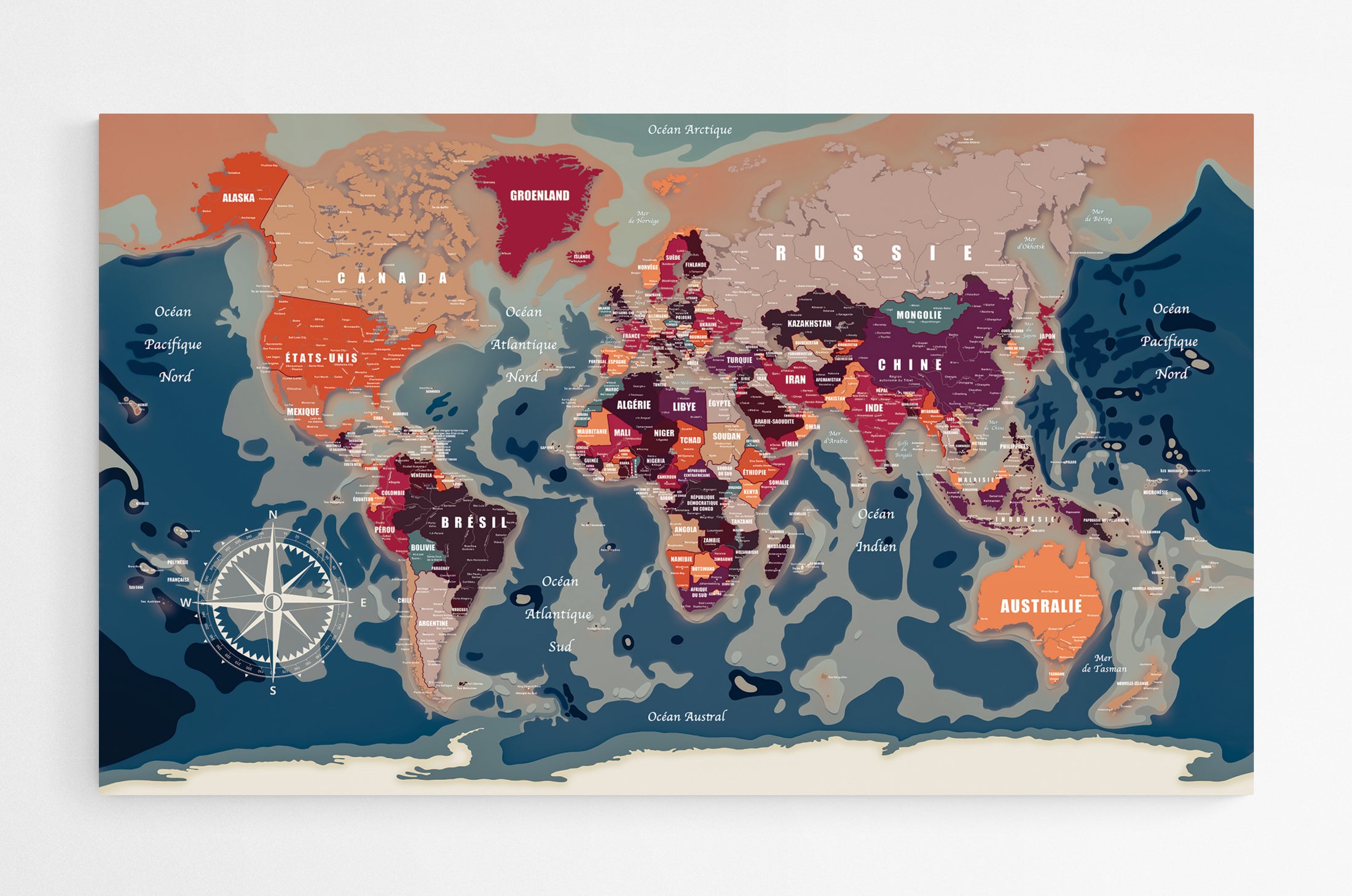 Carte du monde N°4.2