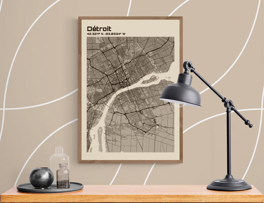 Detroit map