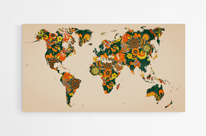 Map monde vierge XXL - Modern - map