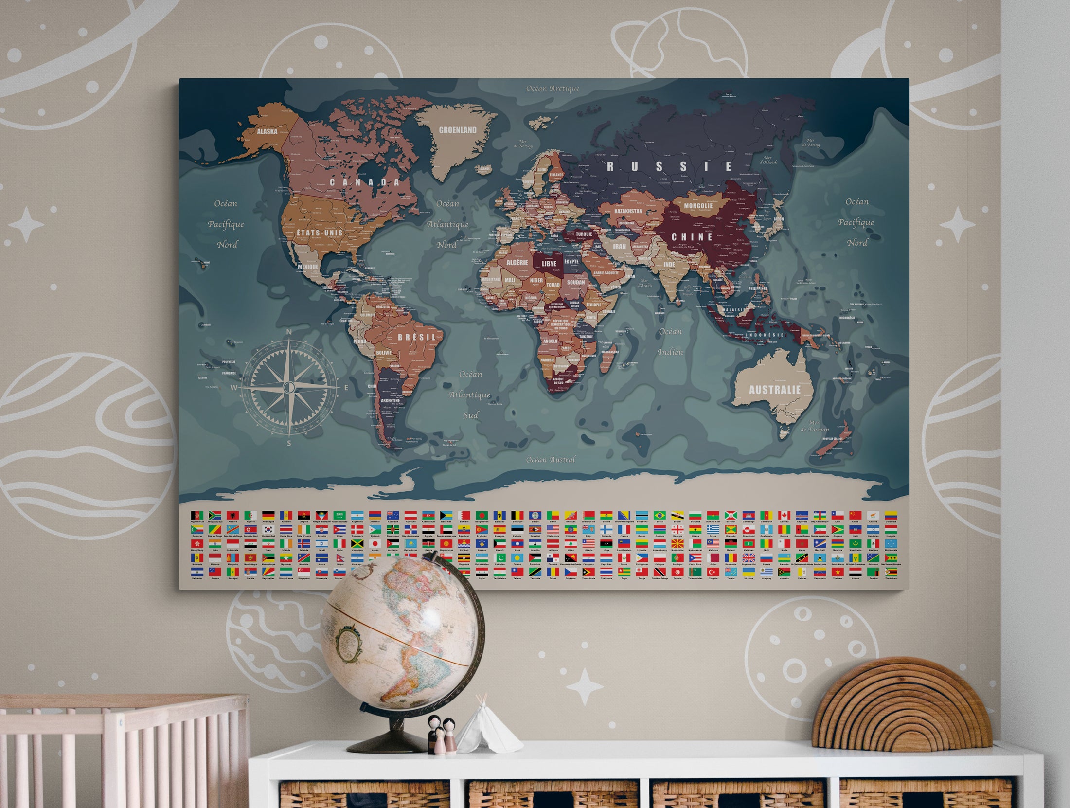 Carte du monde N°1.1
