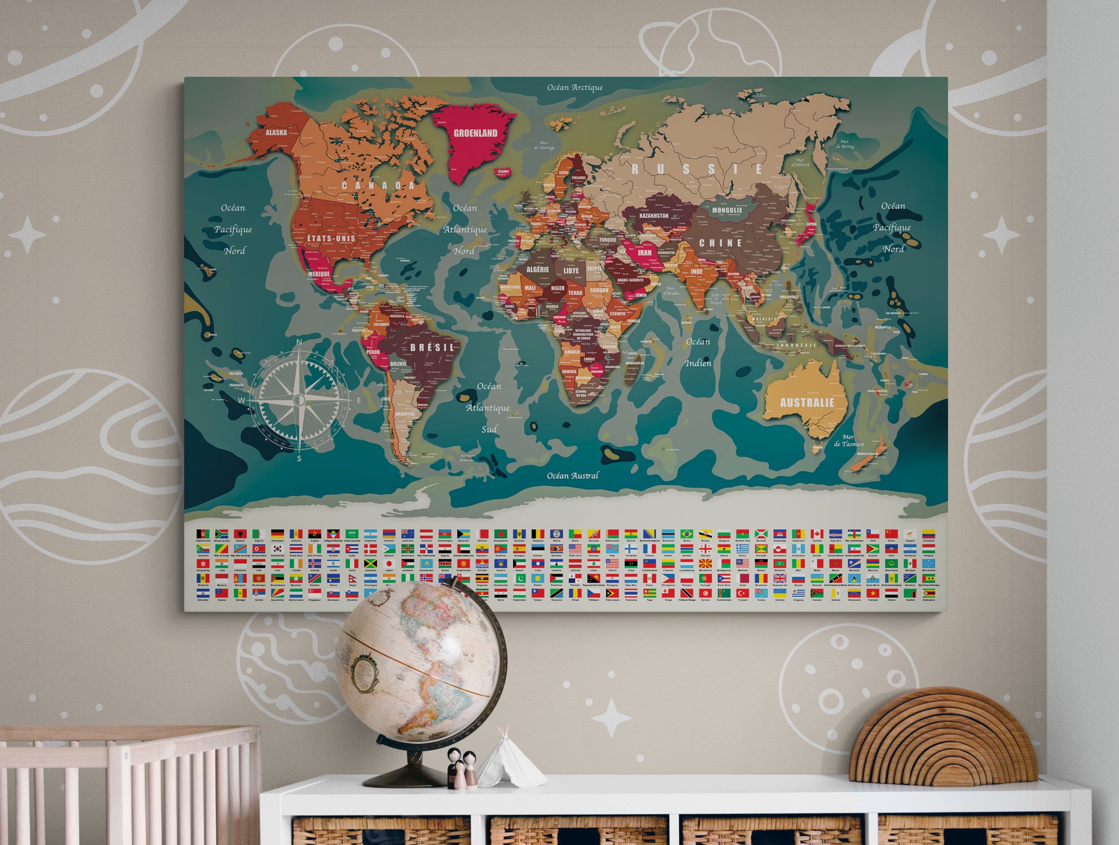 Carte du monde N°6.1