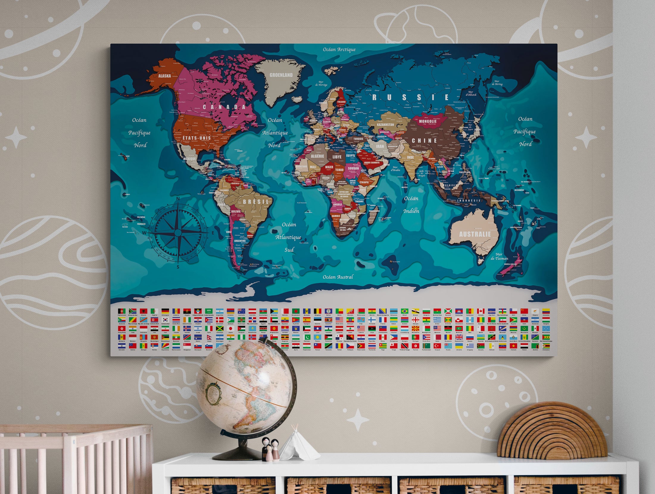 Carte du monde N°2.1