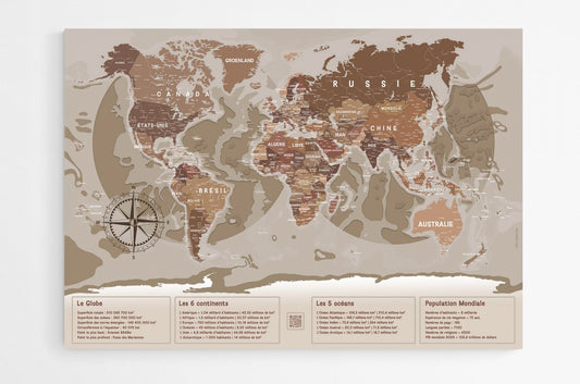 Planisphère Design XXL - Modern - map