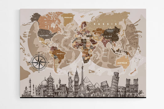 Planisphère Géant - Modern - map