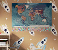 Charger l'image dans la visionneuse de la galerie, Poster carte du monde avec drapeaux - world - maps
