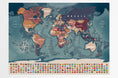 Charger l'image dans la visionneuse de la galerie, Poster carte du monde avec drapeaux - world - maps
