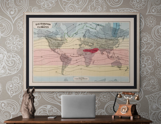 Vintage planisphere by James Reynolds