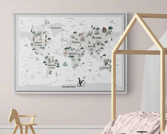 Carte du monde décorative - world-maps