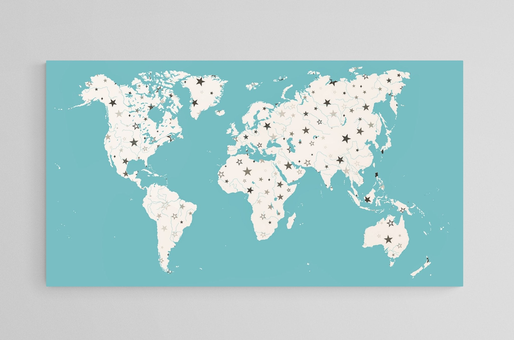 Carte mondiale vierge XXL - world-maps