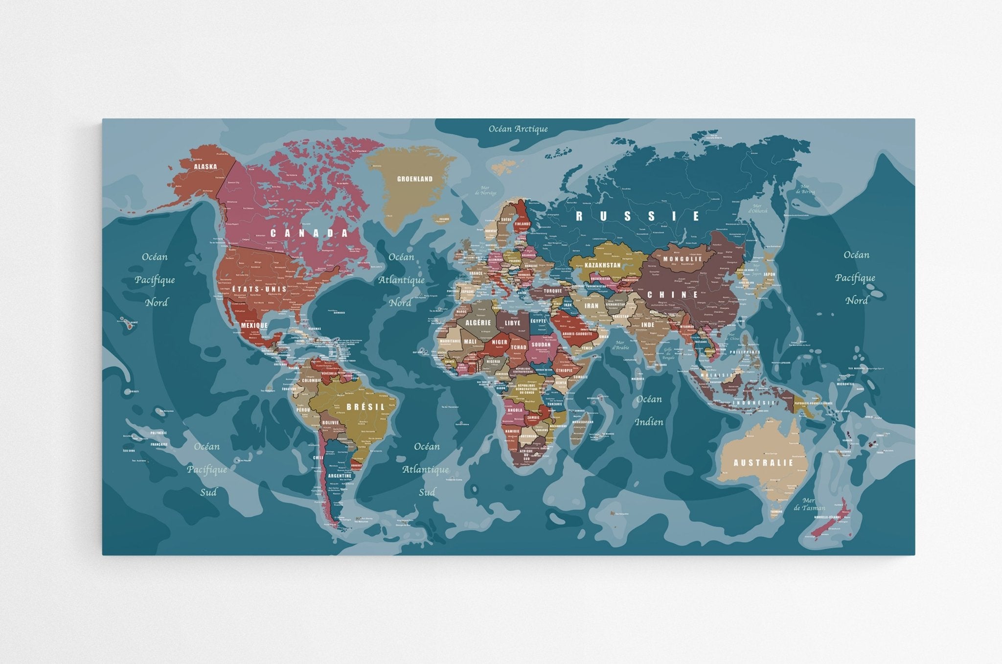 Carte mondiale XXL magnétique - world-maps