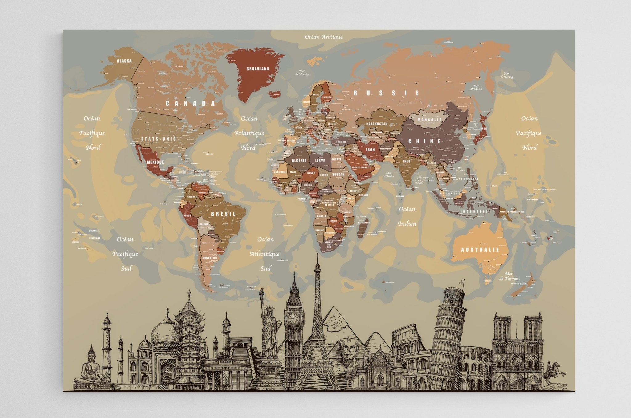 Carte politique du monde - world-maps